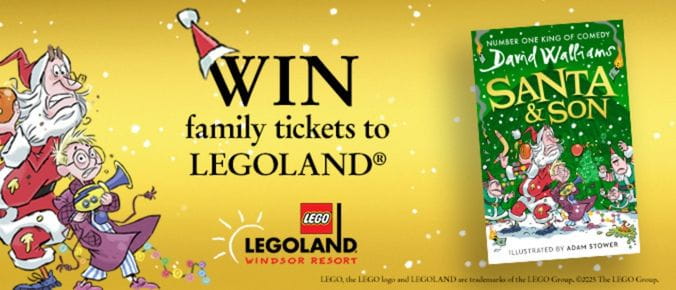 David Walliams Santa and Son book promo