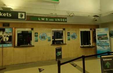 The removal of the modern frieze cladding at Richmond station revealed the original frieze beneath it - South Western Railway