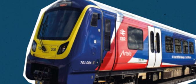 South Western Railway GBR branded Arterio Class 701