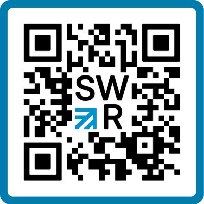 QR code for the online application for m for the South Western Railway Travel With Confidence programme 