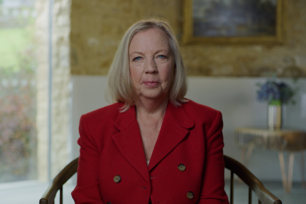 Photo of Deborah Meaden sitting in a chair facing the camera