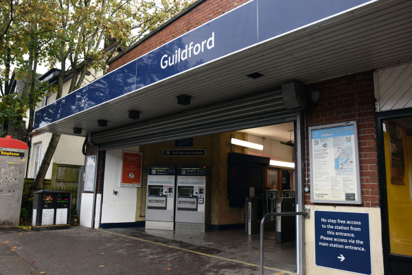 Guildford Park Road station entrance