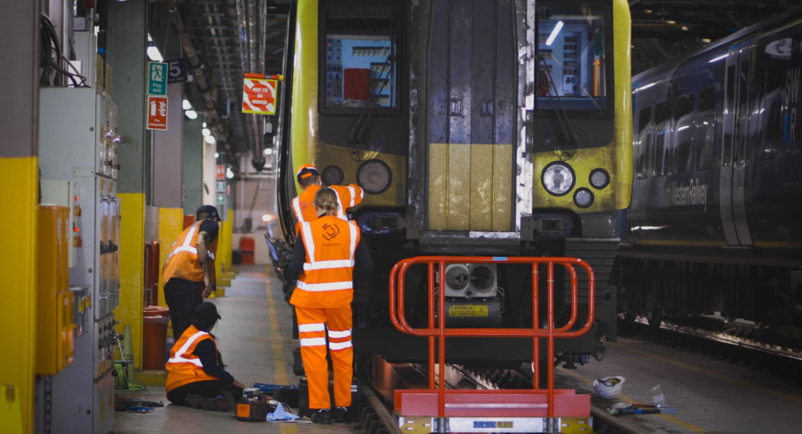 Hotshot train being fitted with thermal imaging cameras