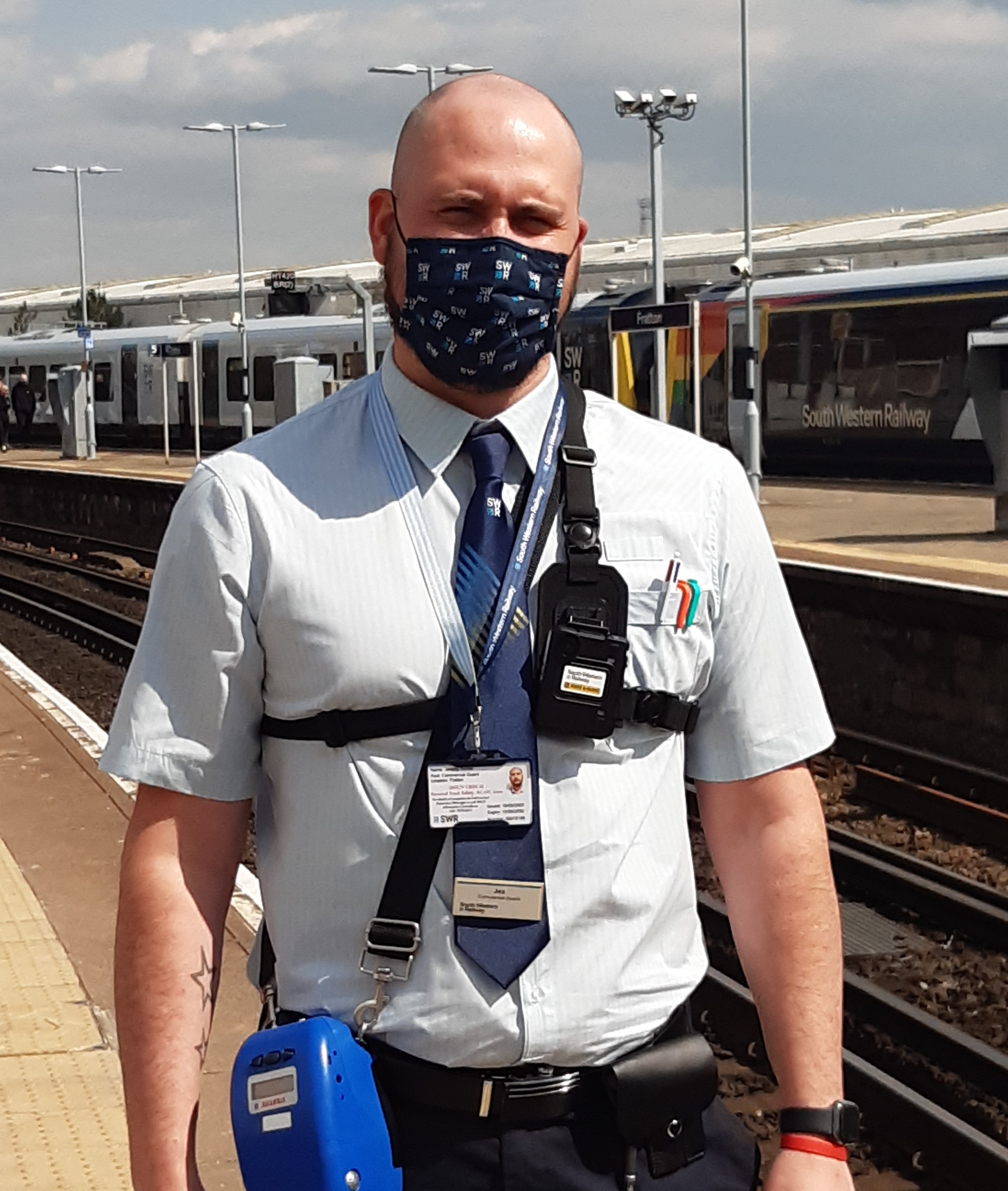 South Western Railway guards trial body worn cameras to improve customer and colleague safety
