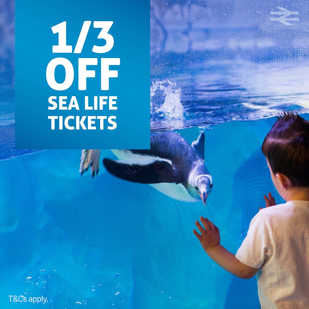 1/3 third off tickets to Sea Life with SWR Rewards