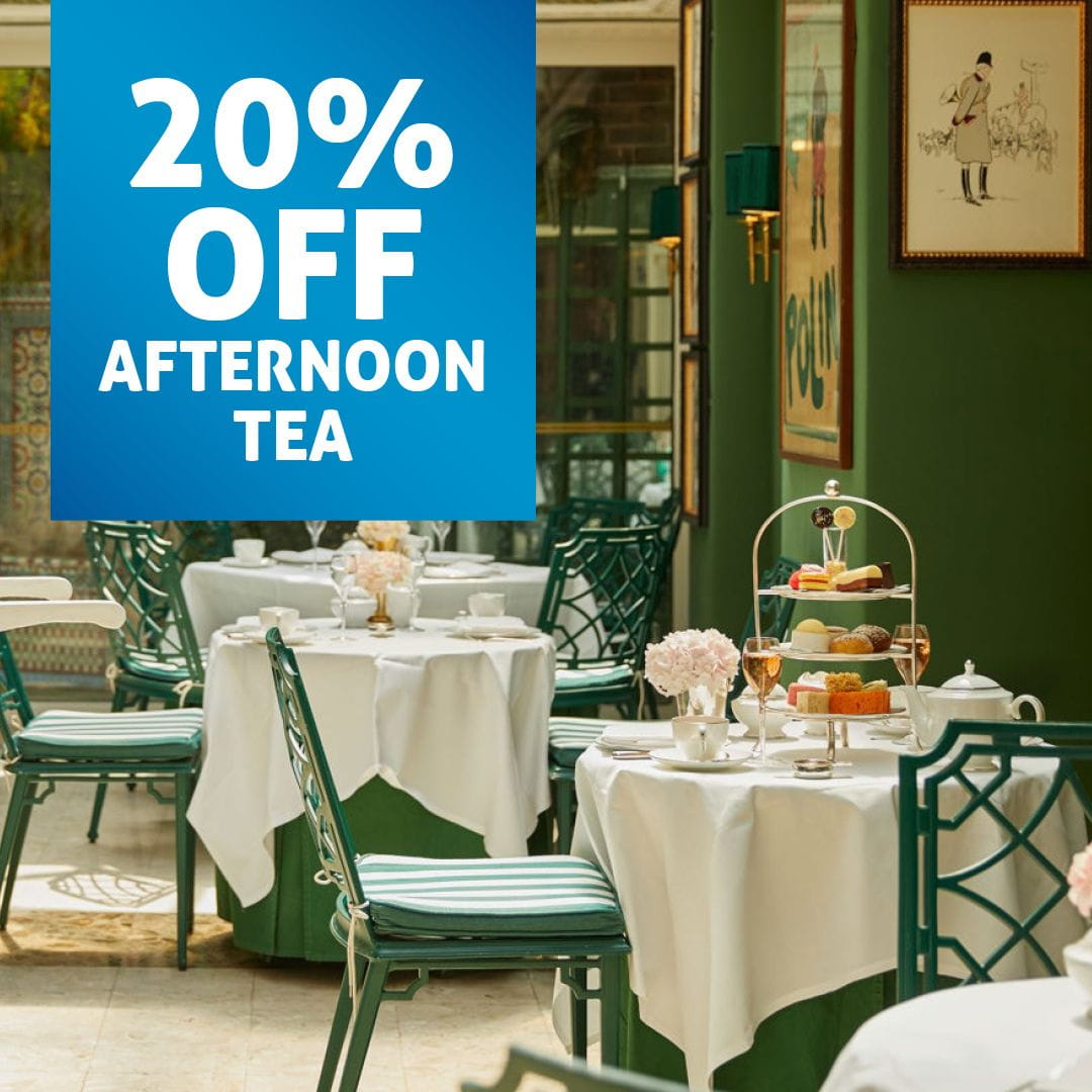 20% Off Afternoon Tea with SWR Rewards