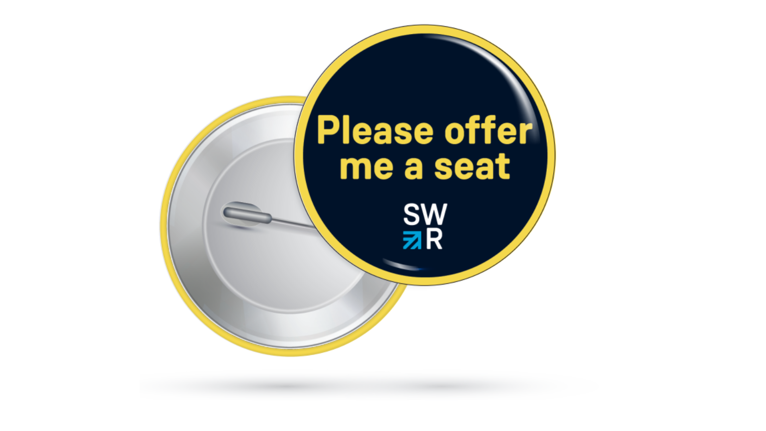 Please offer me a seat badge