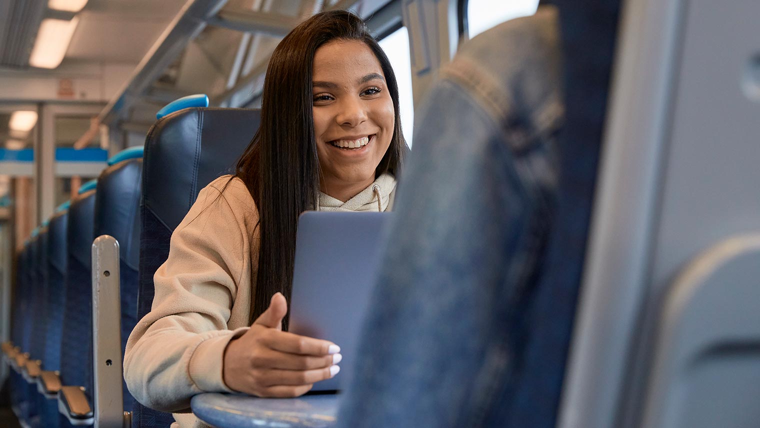 Networking on a train