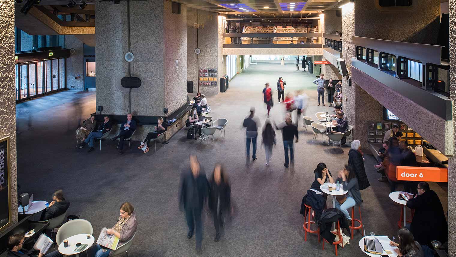Barbican arts centre free coworking space