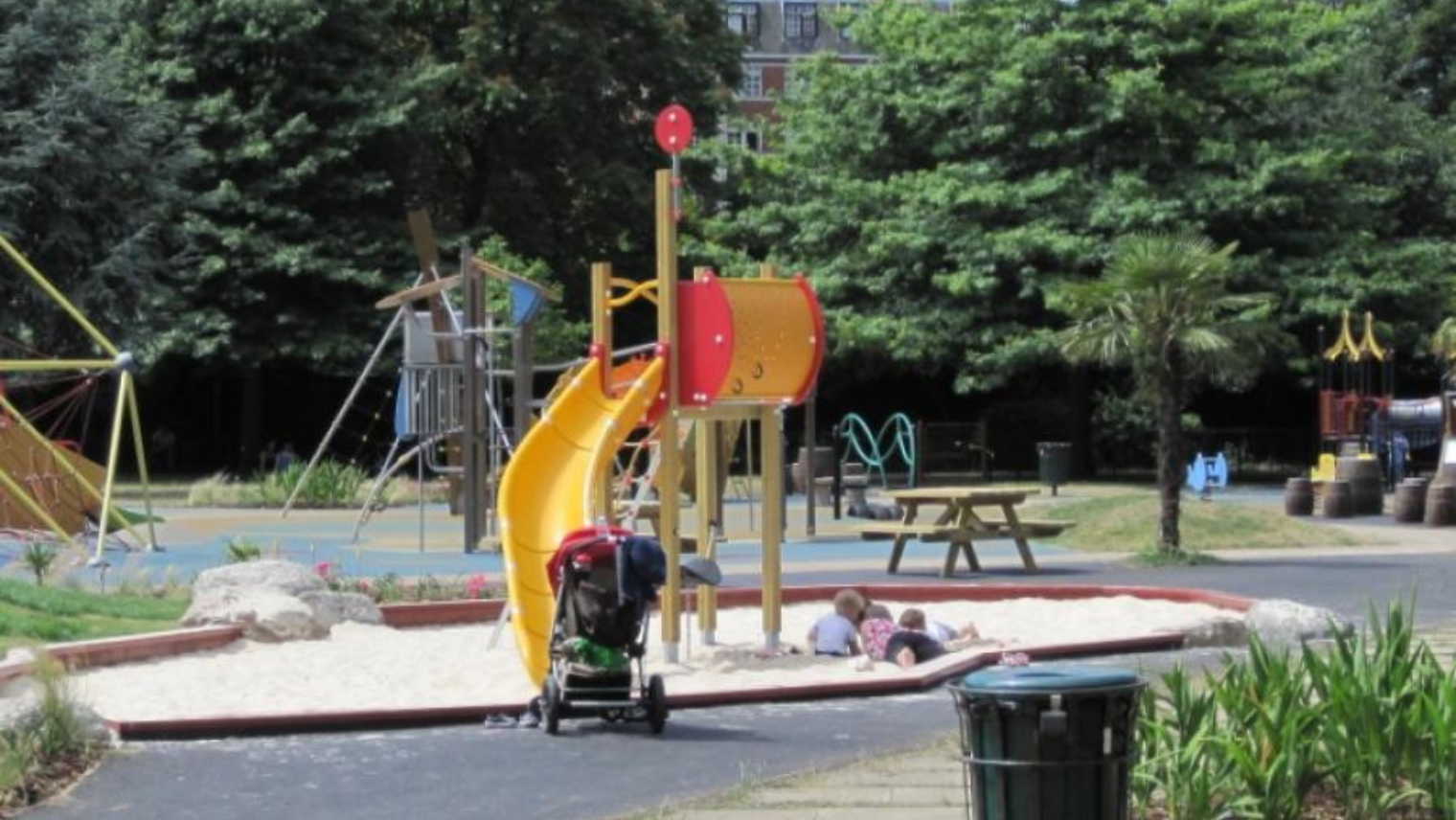 A playground at Archbishop's Park