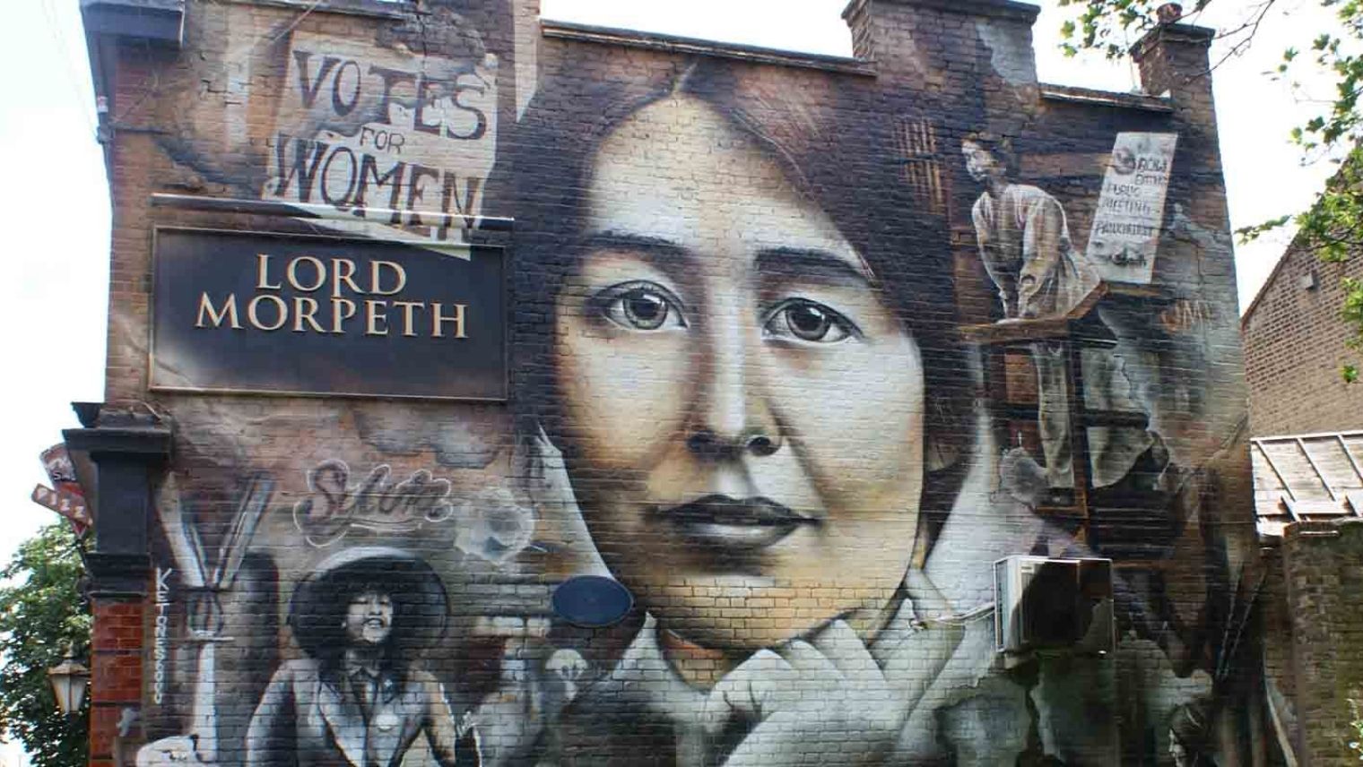 Sylvia Pankhurst mural