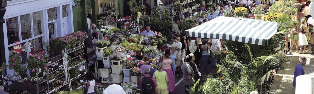 Free things to do in London - Columbia Road flower market