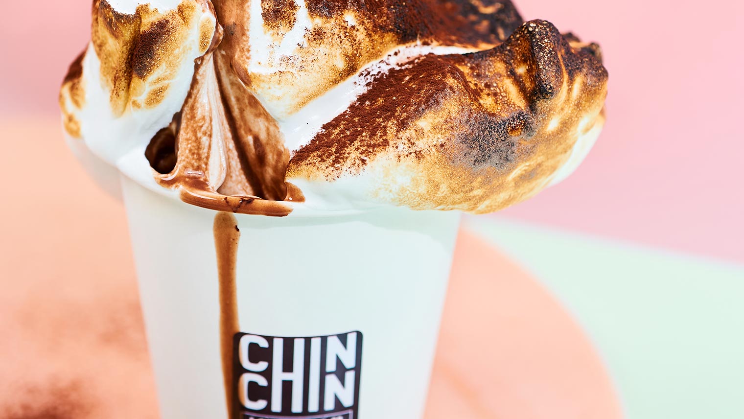 Chin Chin Ice Cream hot chocolate