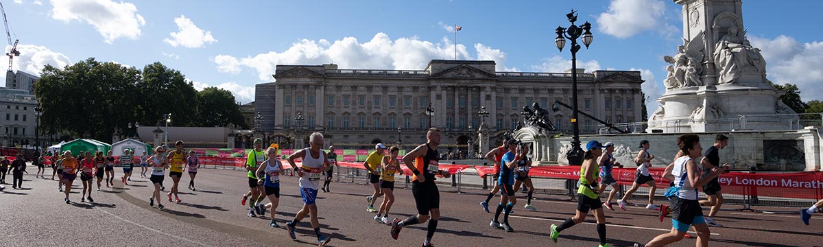 London Marathon Buckingham Palace