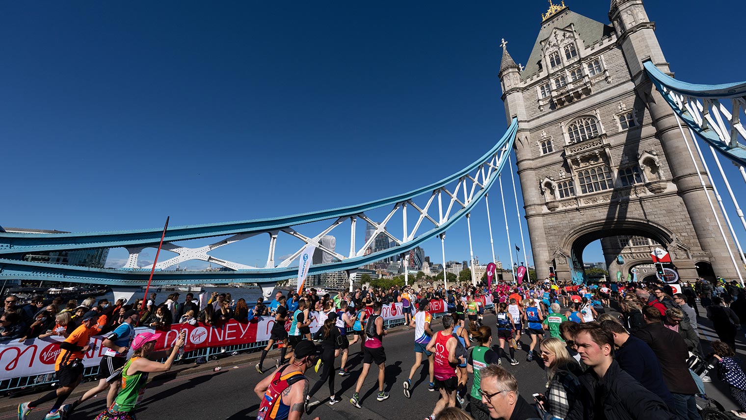London Marathon Tower Bridge