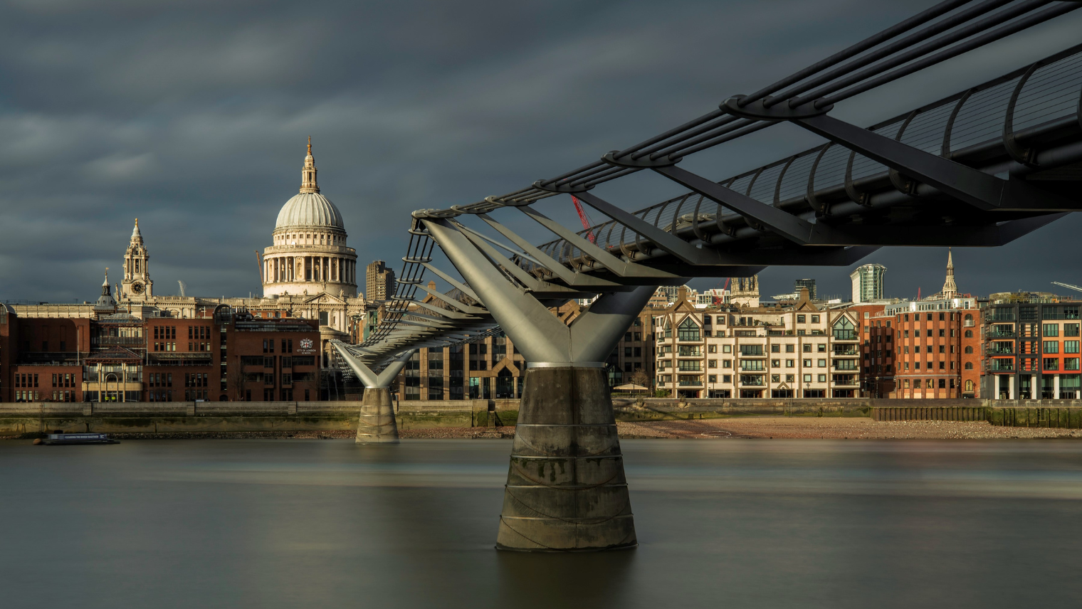 London Southbank: a view of St Pauls