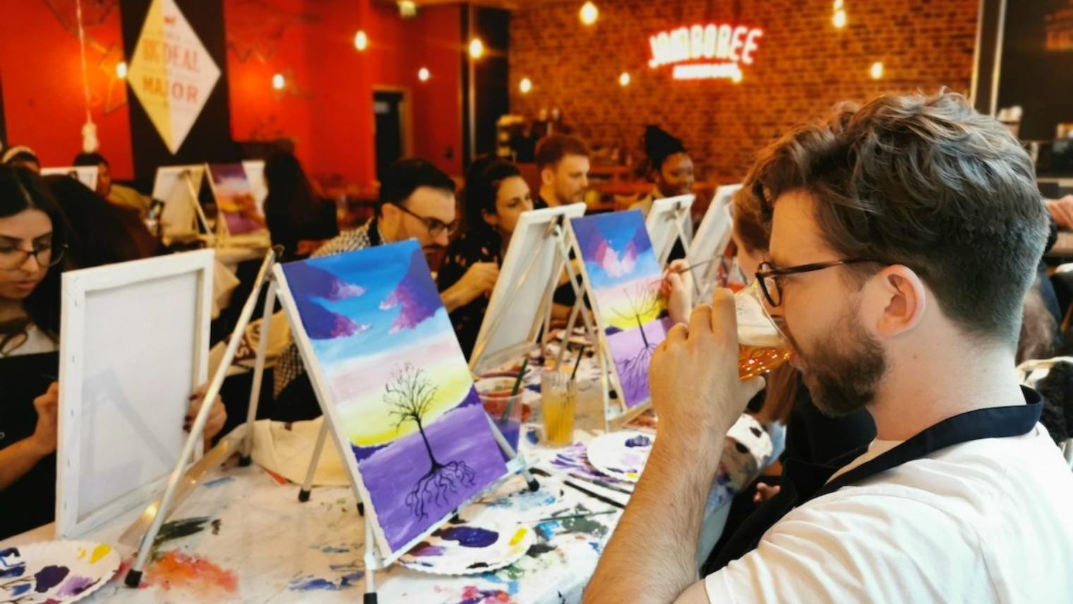 pick up the brush and paint