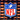 NFL banner with footballs in the background
