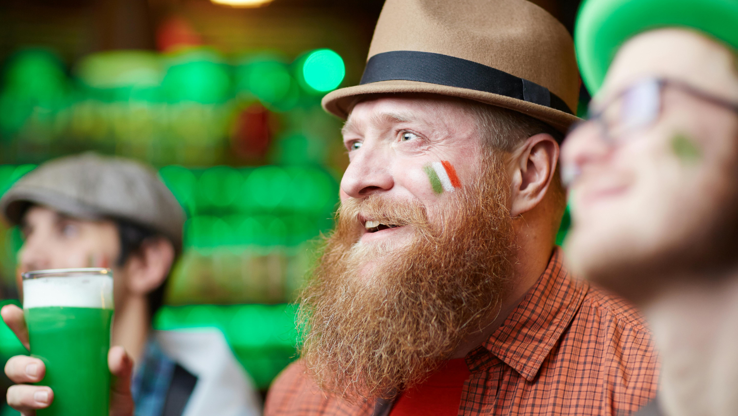 2 people out on St Patrick's Day