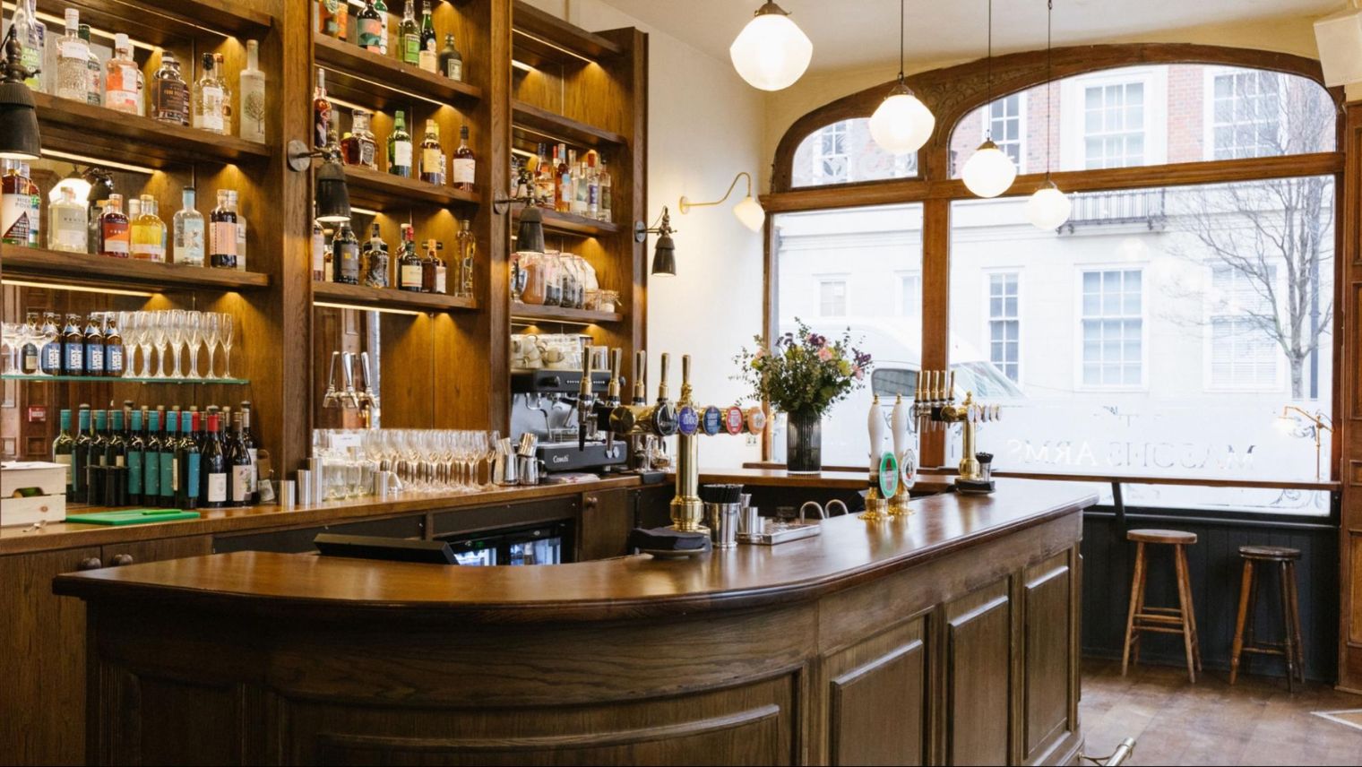 Alcohol-free pint at The Lucky Saint