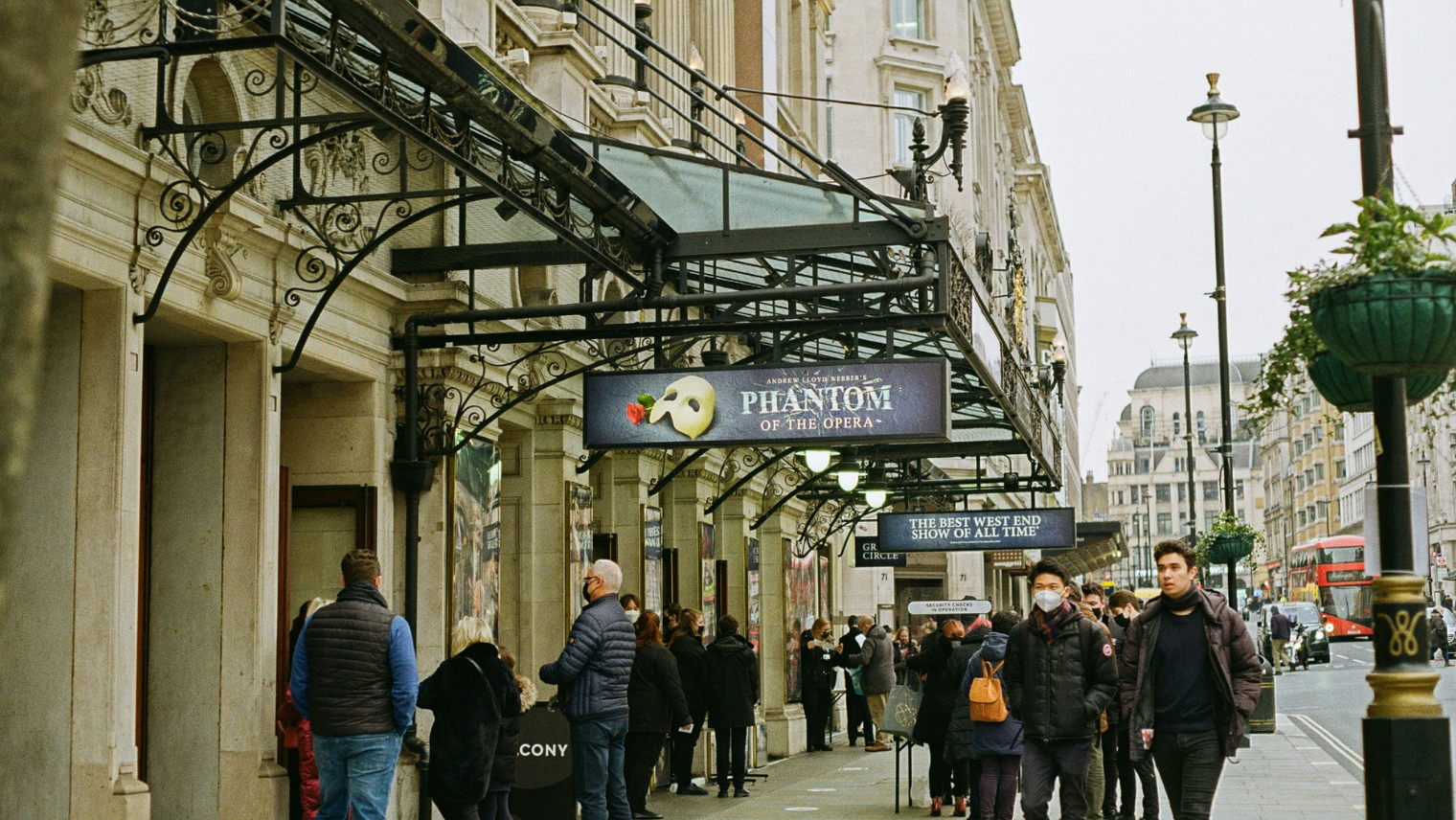 Phantom of the Opera theatre show sign