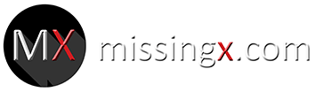 Missing X - lost and found database logo
