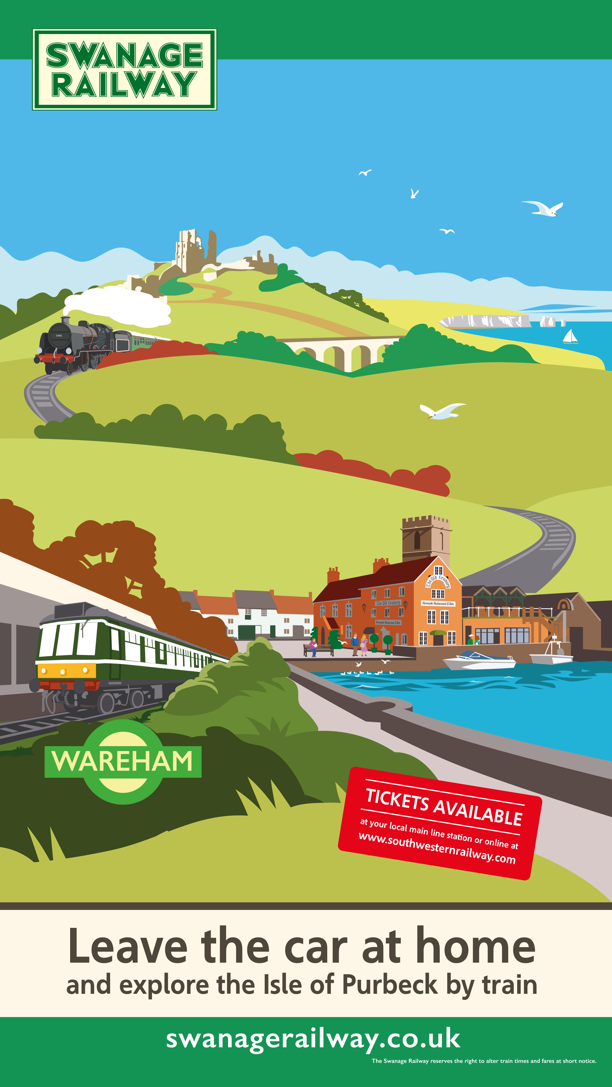 Leave the car at home and explore the Island of Purbeck by train - South Western Railway