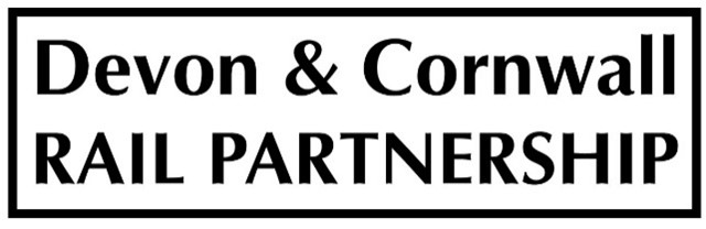 Devon and Cornwall Community Rail Partnership with South Western Railway logo
