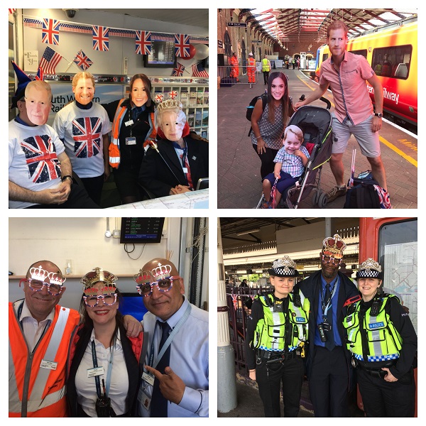 South Western Railway (SWR) and Great Western Railway (GWR) commended for joint event planning around the royal wedding in May at RailStaff Awards