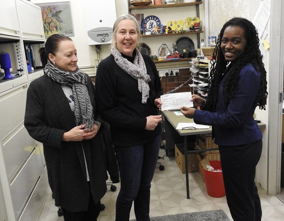 South Western Railway donates to local homeless charity in Clapham during winter cold snap