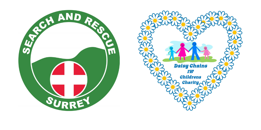 Search and Rescue logo & Daisy Chains Childrens Charity logo