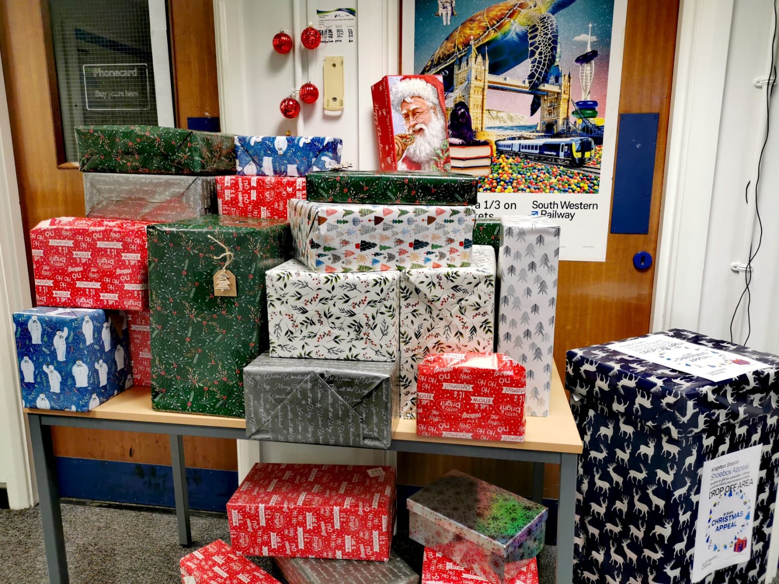 Christmas Appeal gifts at Kingston