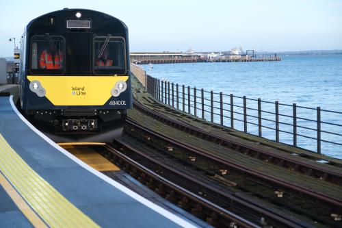 Class 484 train at Ryde Esplanade station image 1
