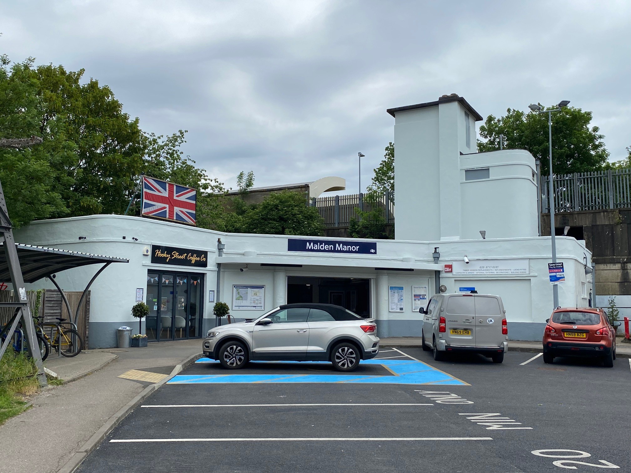 Major refurbishment makes 85 year old Malden Manor station look like new