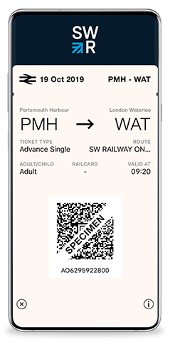eTickets | Digital Train Tickets | South Western Railway