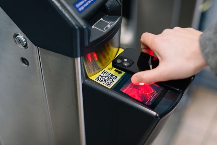 Using contactless ticket options can make your journey safer
