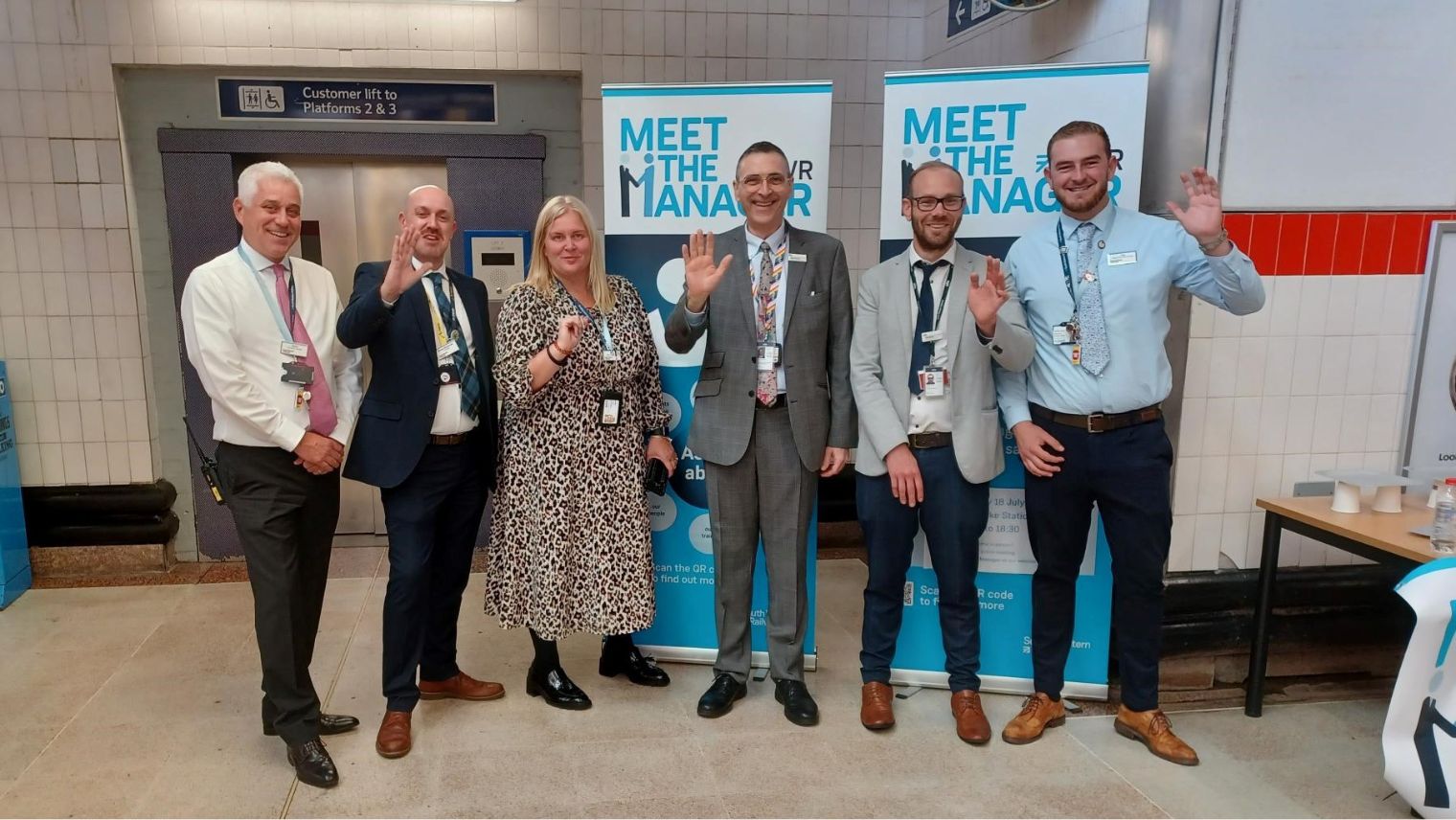 Meet the Manager Basingstoke station July 2023 - South Western Railway