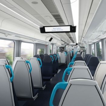 Inside the new 701 trains - seating area | South Western Railway