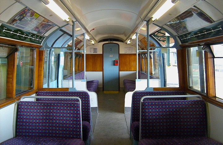 Interior of Class 483 train