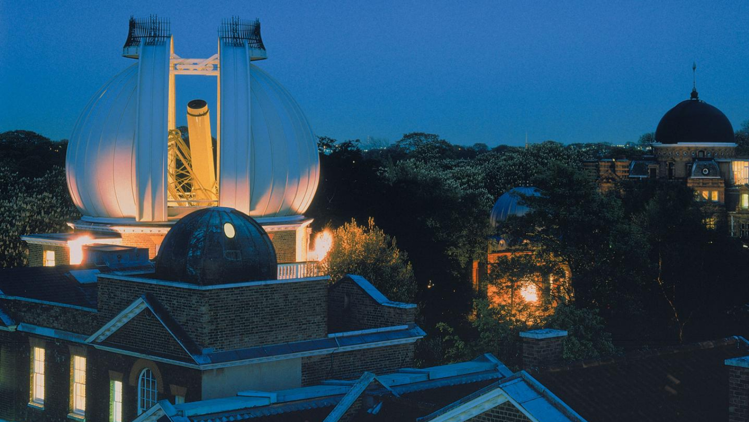 The Royal Observatory at night