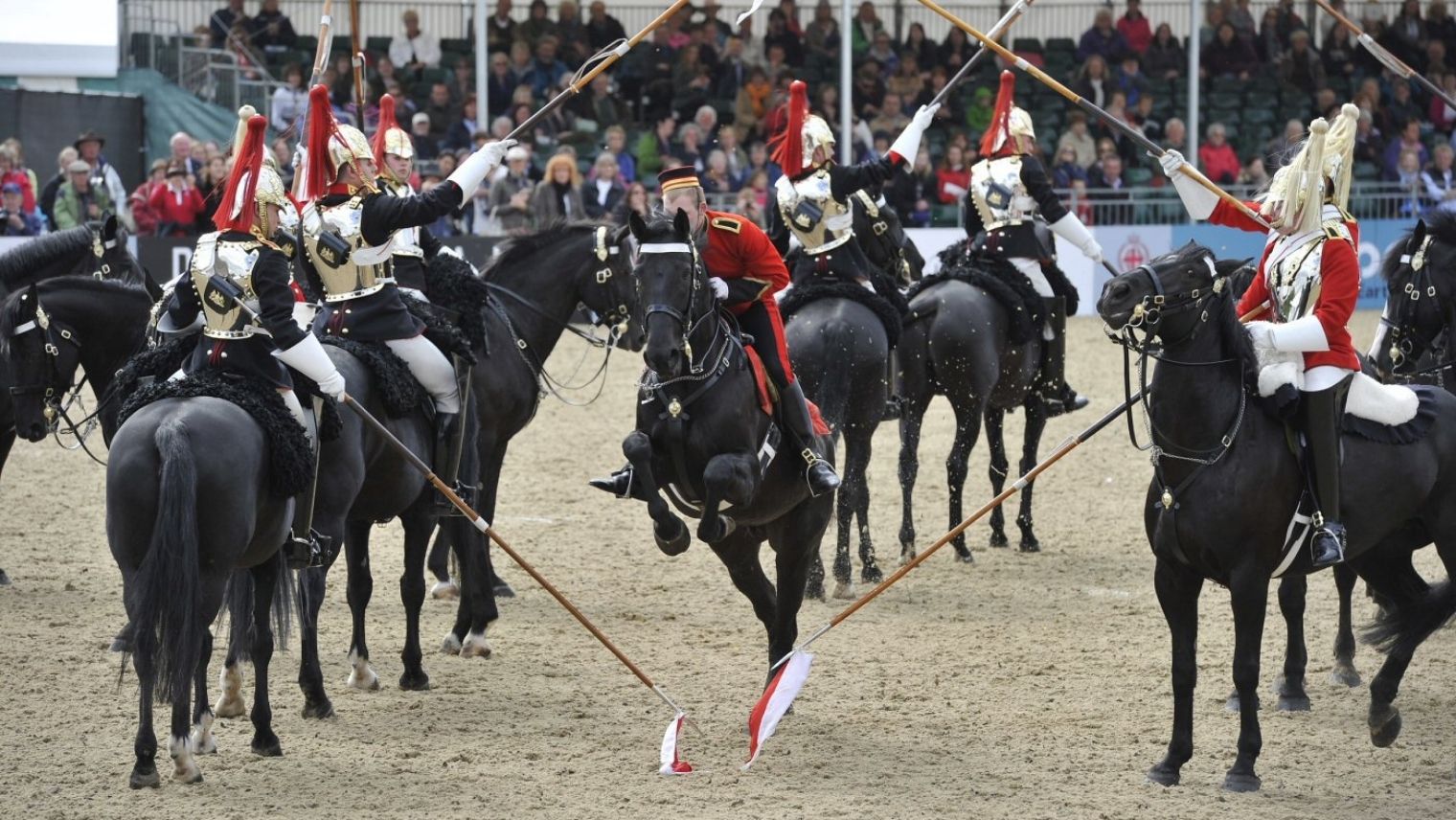 Horse Guards display at the Royal Windsor Horse Show