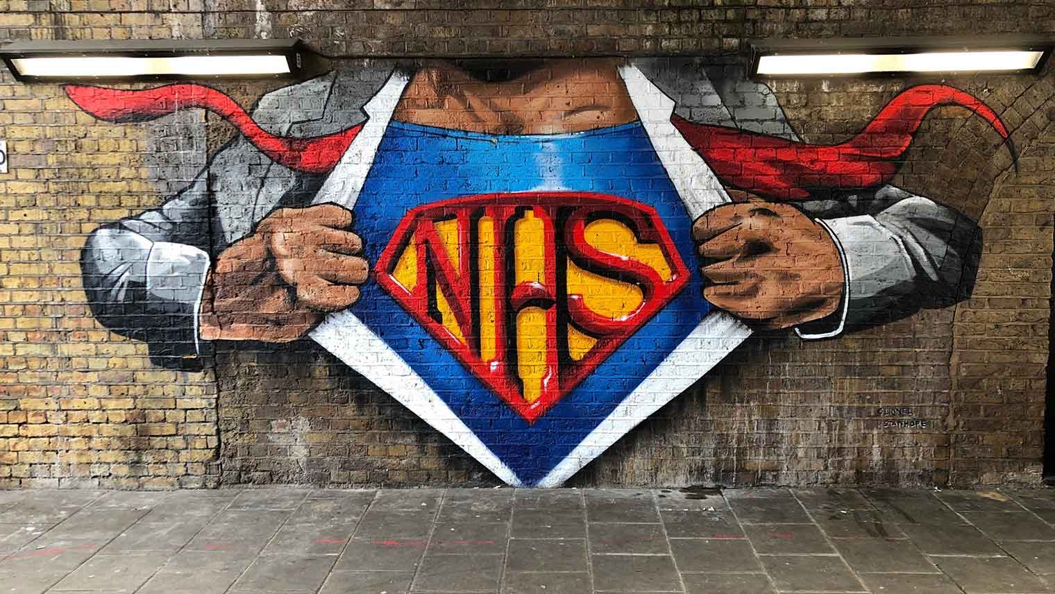 Cornwall Road, London, street art