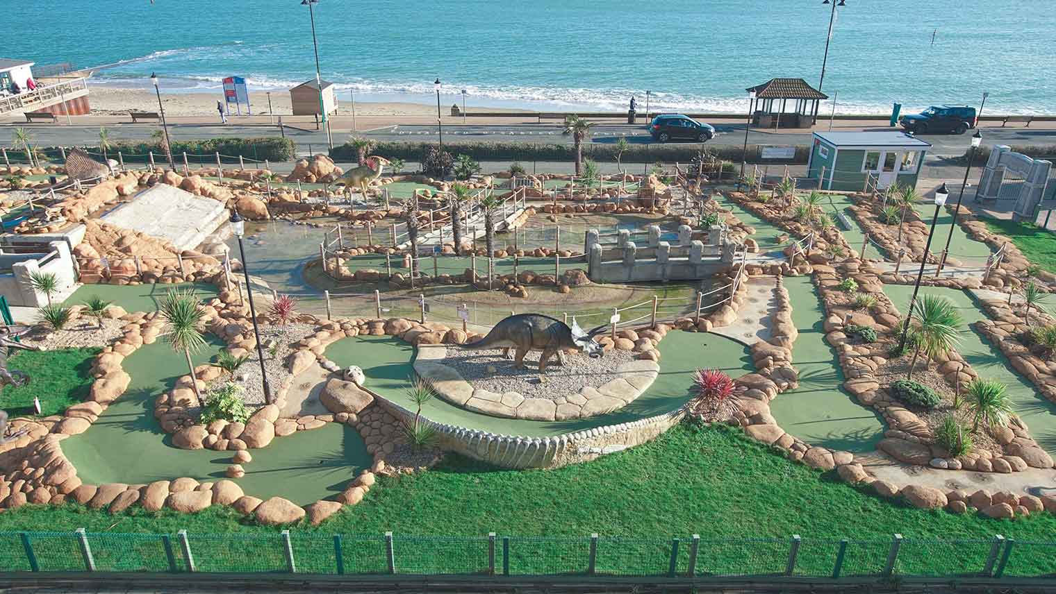Crazy golf course Isle of Wight
