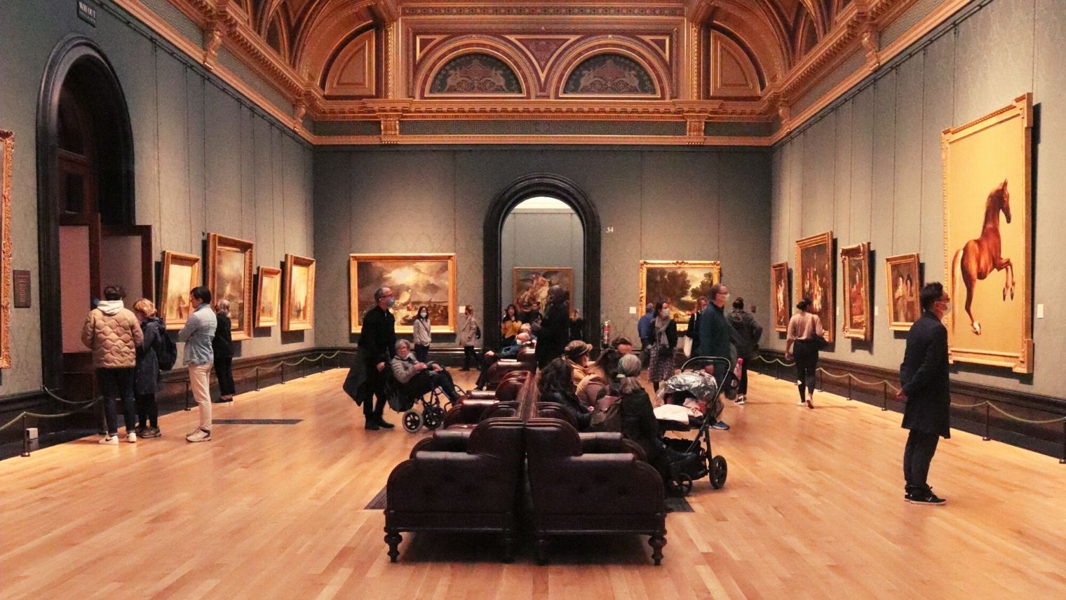 Interior of the National Gallery