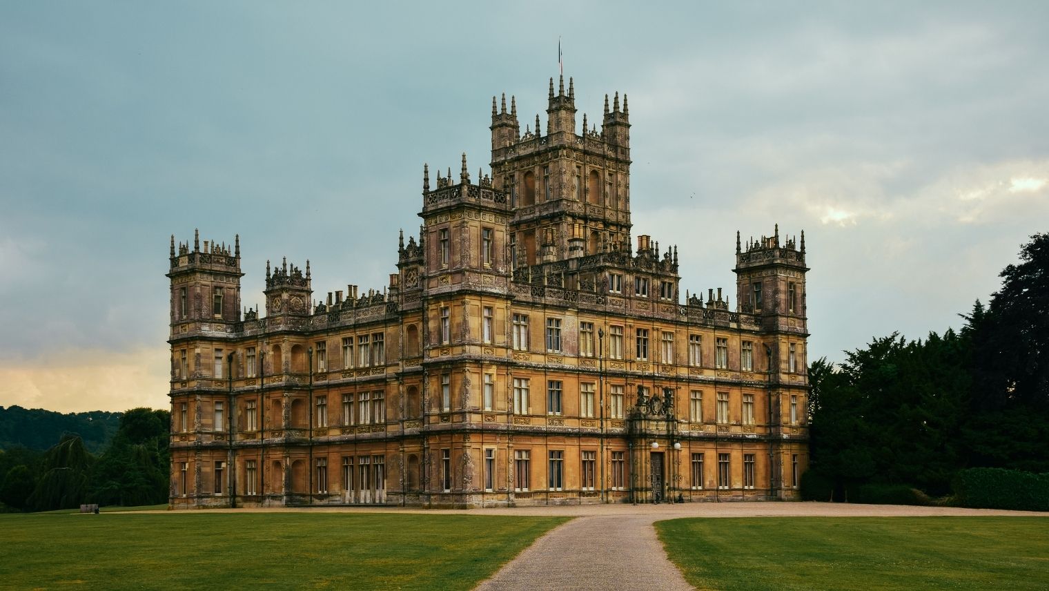 Exterior view of Highclere House
