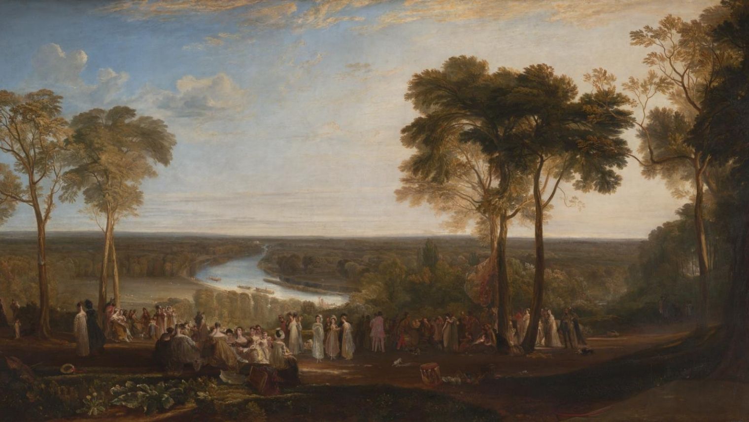 'England: Richmond Hill, on the Prince Regent’s Birthday', JMW Turner, 1819 - Tate Britain