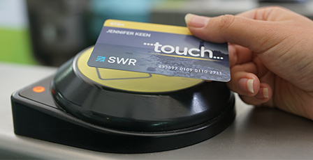 Using a contactless smartcard