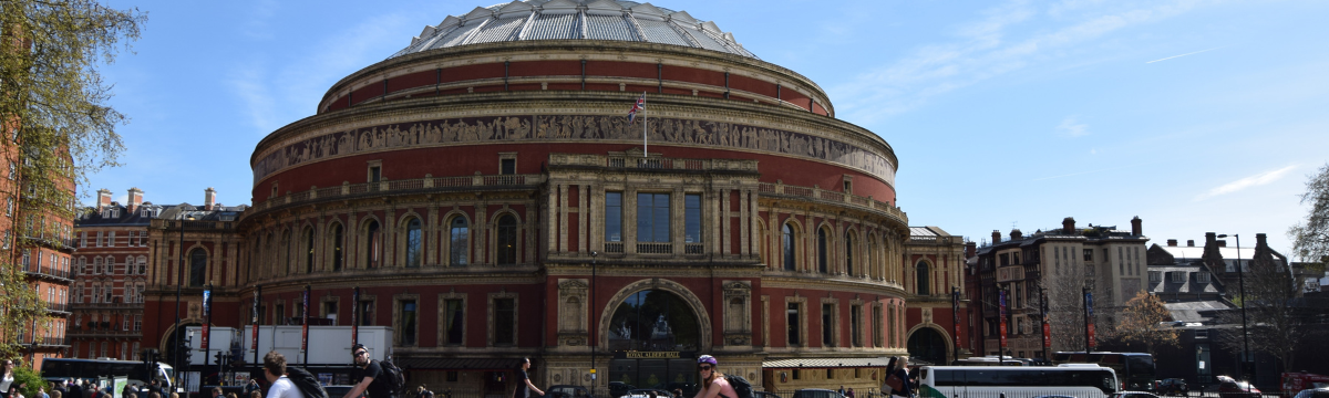 Outside view of Royal Albert Hall