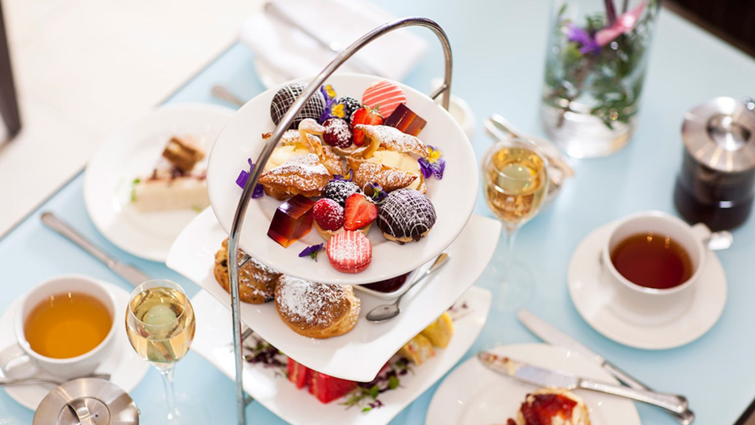 Tuck into an opulent afternoon tea